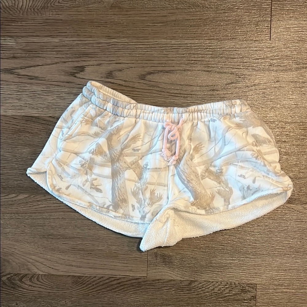 Dairy Boy White Camo Sweatshorts